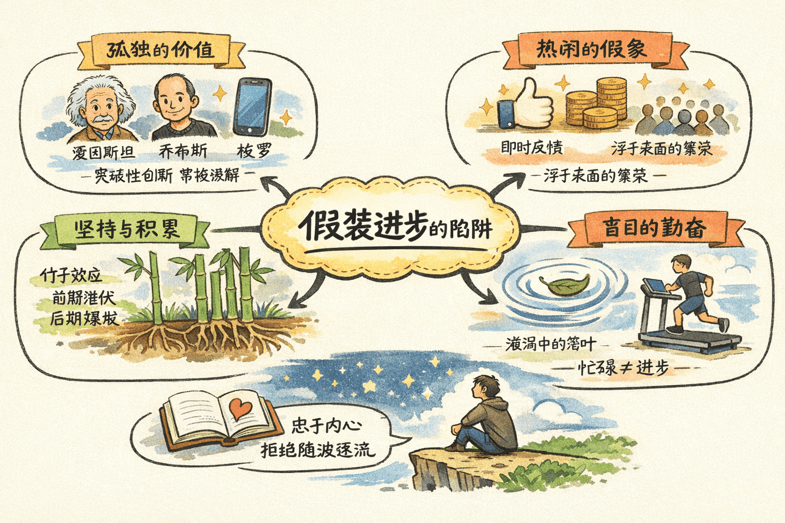 有价值的事：你可能只是在“假装进步”